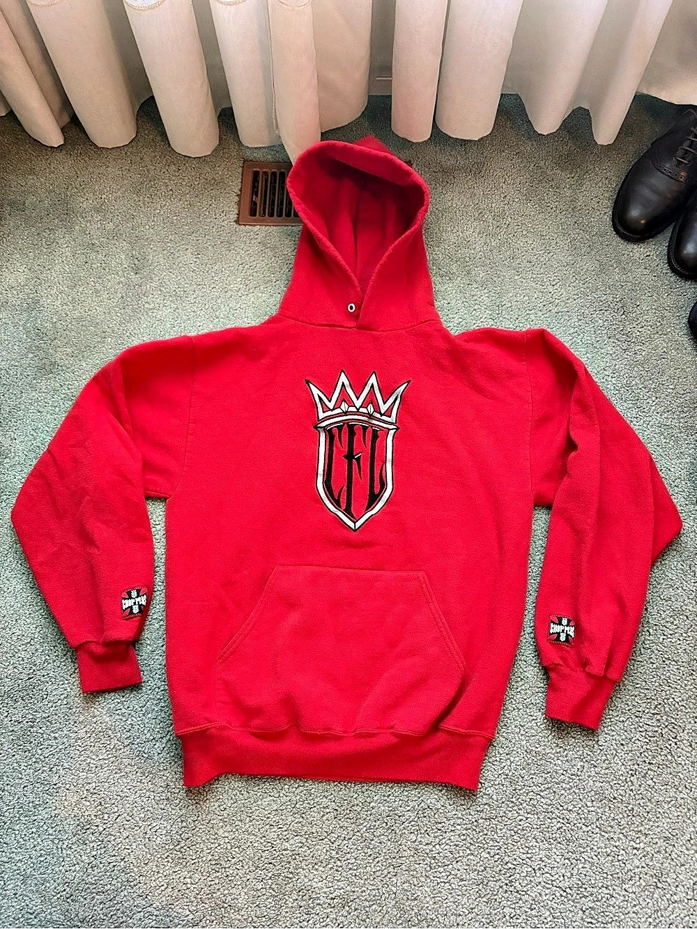 Vintage Rare 90s West Coast Choppers CFL Hoodie